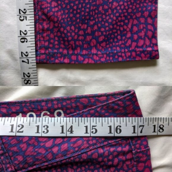 GAP 1969 Always Skinny Animal Print Ankle 30 - Picture 7 of 8